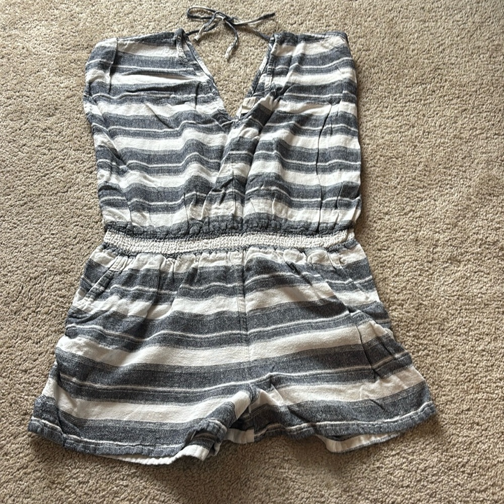 Stripped romper